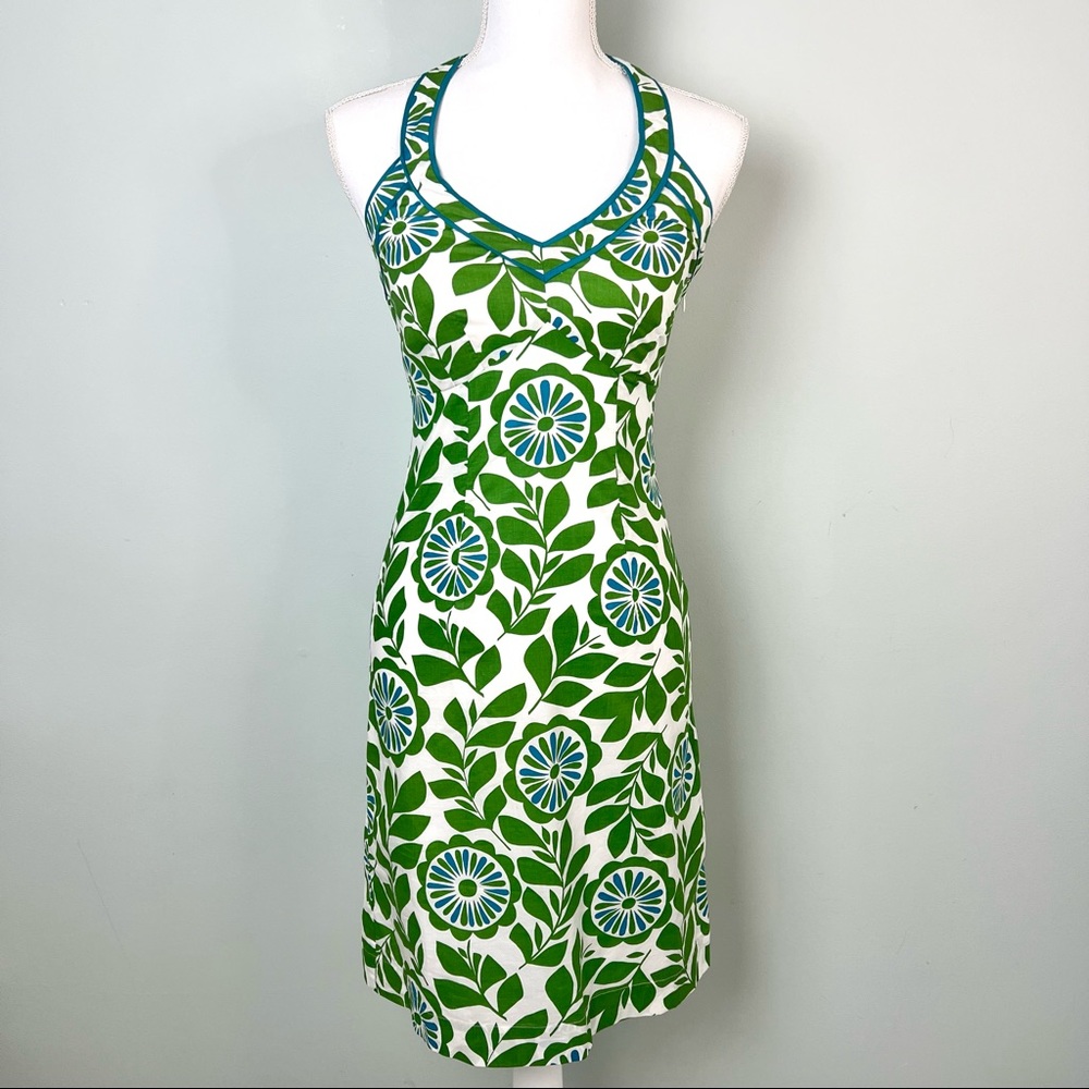 Boden Floral Halter Sundress